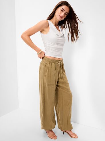 Old Navy Asymmetrical Side-Cinch Tank Top - White Lilies in Saudi Arabia