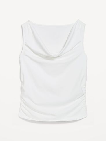 Old Navy Asymmetrical Side-Cinch Tank Top - White Lilies in Saudi Arabia