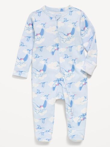 Old Navy Disney© Dumbo 2-Way-Zip Sleep & Play Footed One-Piece for Baby - Contrail in Saudi Arabia