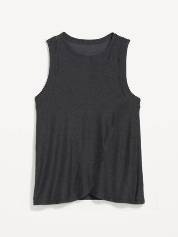 Old Navy Maternity Cloud 94 Soft Nursing Wrap Top - Black Jack in Saudi Arabia