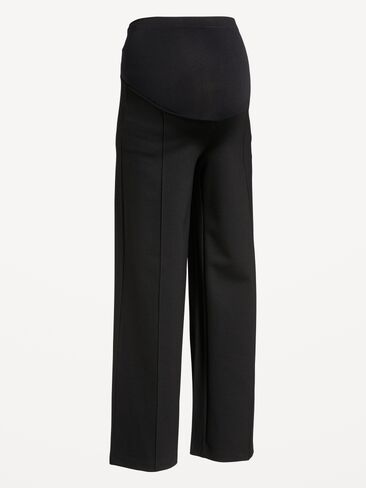 Old Navy Maternity Full-Panel Stevie Wide-Leg Pants - Black Jack in Saudi Arabia