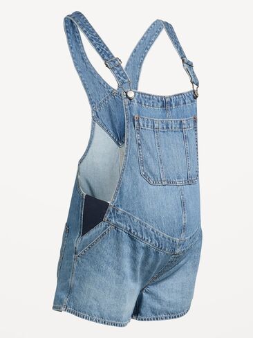 Old Navy Maternity Side-Panel Jean Shortalls - Melvyn in Saudi Arabia