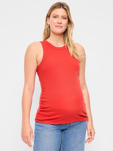 Old Navy Maternity High-Neck Tank Top - Red Buttons in Saudi Arabia