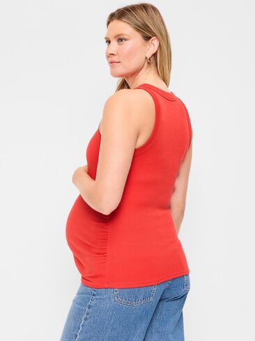 Old Navy Maternity High-Neck Tank Top - Red Buttons in Saudi Arabia