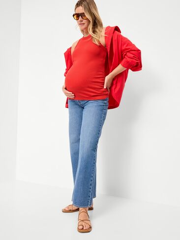 Old Navy Maternity High-Neck Tank Top - Red Buttons in Saudi Arabia