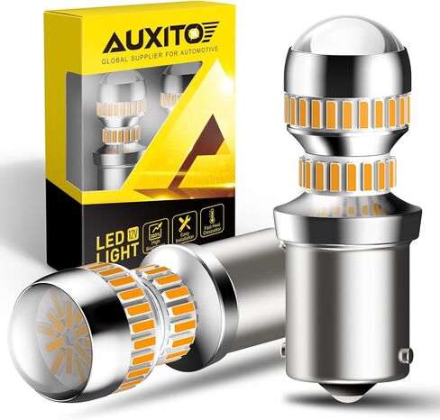 AUXITO 194 LED License Plate Light Canbus Error Free, 6000K White 168 175 2825 T10 W5W LED Bulbs for Car Interior Map Dome Trunk Exterior Parking Lights, Pack of 2 in Saudi Arabia