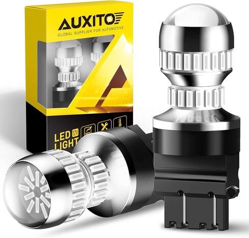 AUXITO 194 LED License Plate Light Canbus Error Free, 6000K White 168 175 2825 T10 W5W LED Bulbs for Car Interior Map Dome Trunk Exterior Parking Lights, Pack of 2 in Saudi Arabia