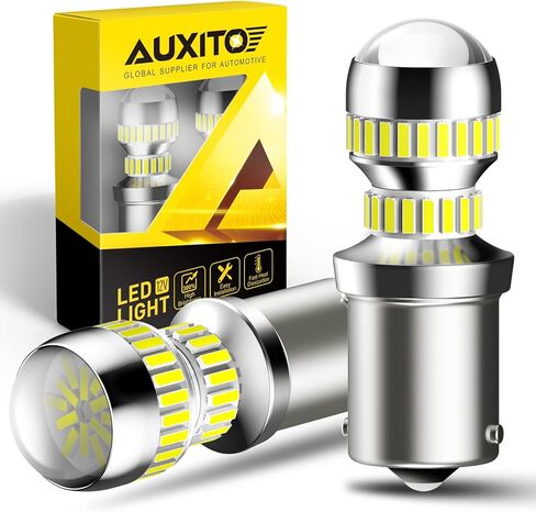AUXITO 194 LED License Plate Light Canbus Error Free, 6000K White 168 175 2825 T10 W5W LED Bulbs for Car Interior Map Dome Trunk Exterior Parking Lights, Pack of 2 in Saudi Arabia