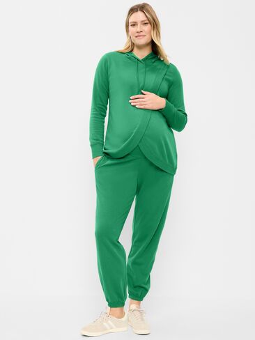 بنطال رياضي من الصوف للحوامل من Old Navy - صبغة زمردية in Saudi Arabia