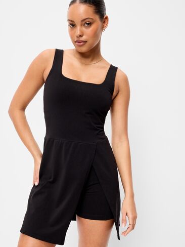 Old Navy PowerChill Scoop-Back Athletic Dress - Black Jack in Saudi Arabia