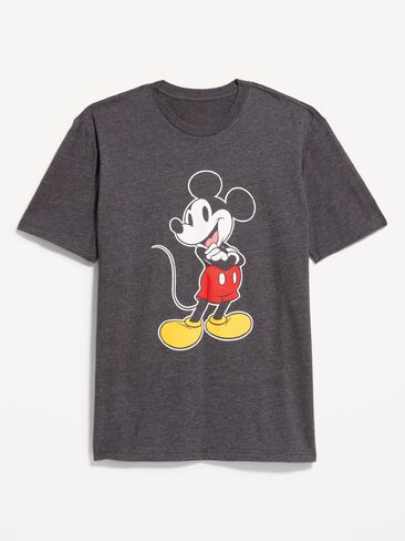 تي شيرت Old Navy Disney© Mickey Mouse - رمادي منقط in Kuwait