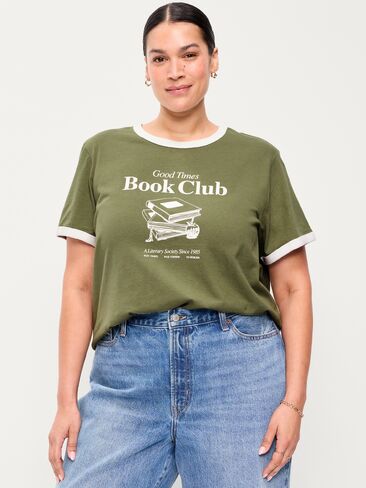 تي شيرت Old Navy EveryWear برقبة دائرية - أرض عارية in Kuwait
