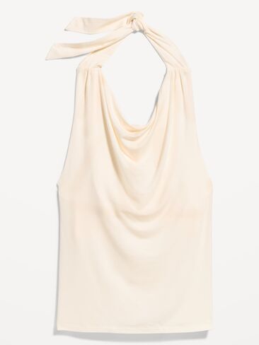 Old Navy Cowl-Neck Halter Top - Sea Salt in Saudi Arabia