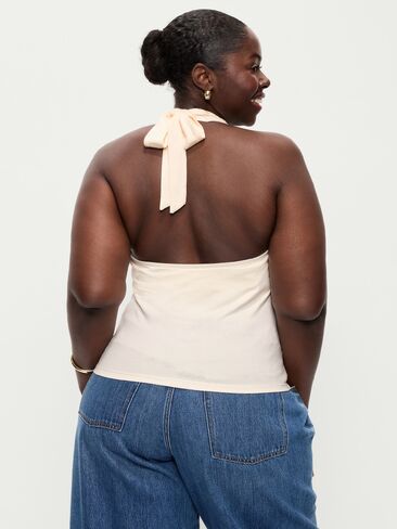 Old Navy Cowl-Neck Halter Top - Sea Salt in Saudi Arabia