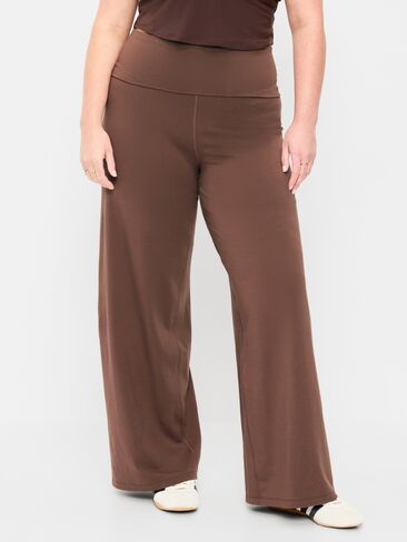 بنطال PowerChill عالي الخصر قابل للطي من Old Navy - بيبركورن in Saudi Arabia