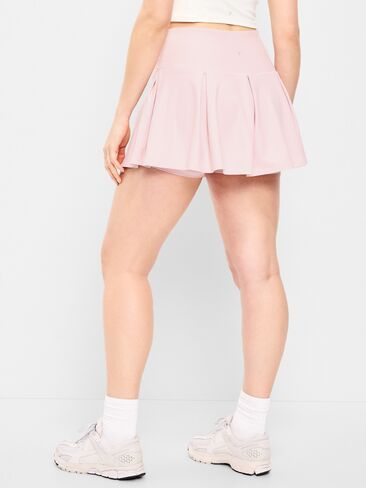 Old Navy Extra High-Waisted Drop-Waist Skort PowerSoft - رواية وردية in Kuwait