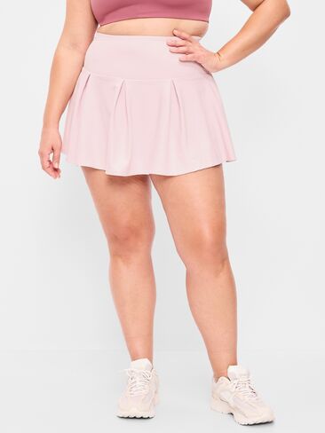 Old Navy Extra High-Waisted Drop-Waist Skort PowerSoft - رواية وردية in Kuwait