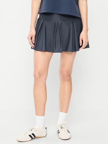 Old Navy - تنورة PowerSoft بخصر عالٍ للغاية - Dusk Navy in Kuwait