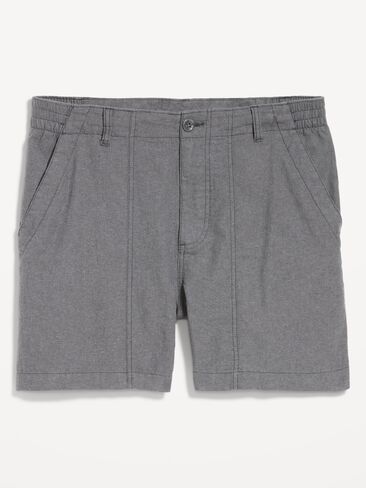 Old Navy 90's Loose Linen-Blend Shorts -- 5-inch inseam - Gray in Saudi Arabia