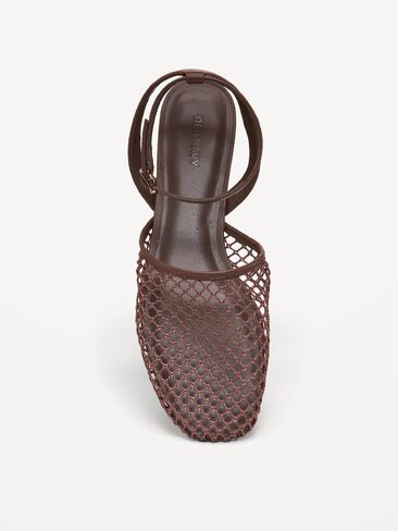 Old Navy Raffia Slingback Flats for Women - Peppercorn in Saudi Arabia