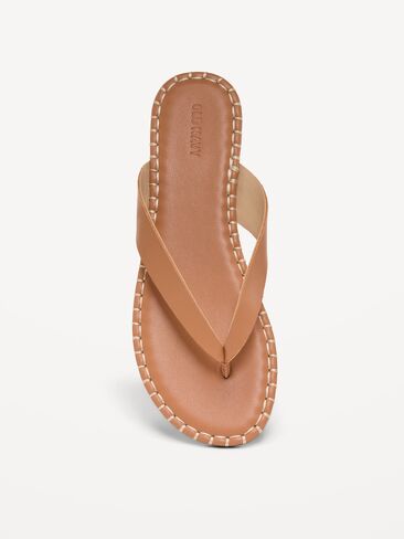 Old Navy Whipstich Flip-Flops for Women - Tan in Saudi Arabia