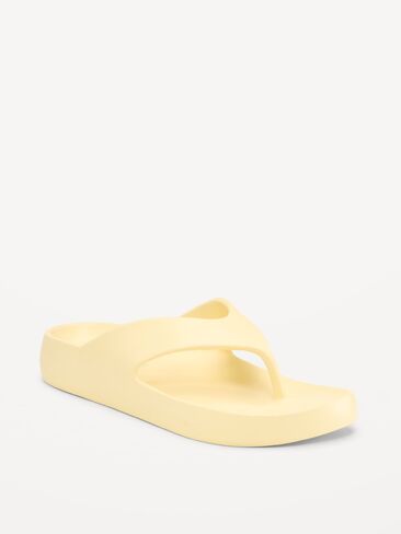 Old Navy Flip-Flop Sandals for Women - Golden Straw in Saudi Arabia