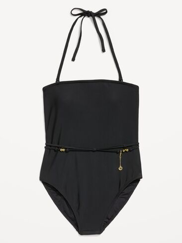 Old Navy Strapless Belted One-Piece Swimsuit - Black Jack in Saudi Arabia