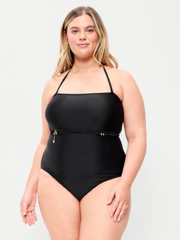 Old Navy Strapless Belted One-Piece Swimsuit - Black Jack in Saudi Arabia