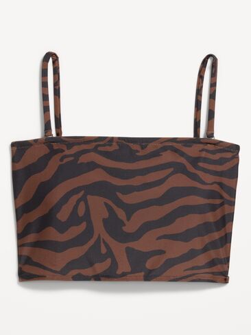 Old Navy Tie-Back Bandeau Swim Top - Zebra in Saudi Arabia