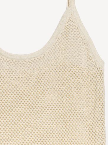 Old Navy Metallic Peplum Tank Top - Sea Salt in Saudi Arabia