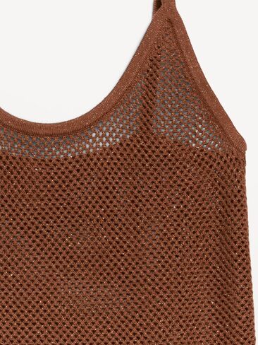 Old Navy Metallic Peplum Tank Top - Coco de mer in Saudi Arabia