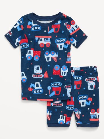 Old Navy Printed Snug-Fit Pajama Set for Toddler & Baby - Transportation in Saudi Arabia