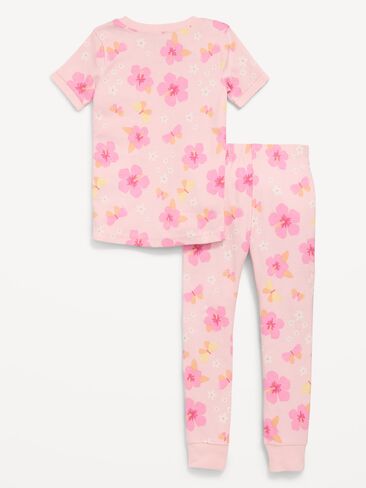 Old Navy Printed Snug-Fit Pajama Set for Toddler & Baby - Hibiscus in Saudi Arabia