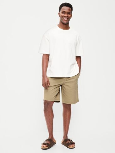 Old Navy Baggy Heavyweight Workwear Shorts-- 10-inch inseam - Kicking Up Dust in Saudi Arabia
