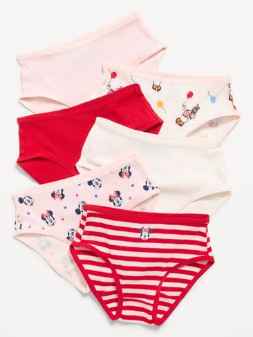 ملابس داخلية بيكيني من Old Navy Disney © ميني ماوس مكونة من 6 قطع للفتيات الصغيرات - ميني ماوس in Saudi Arabia