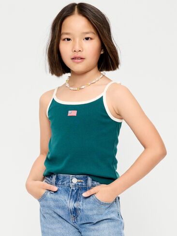 Old Navy Fitted Graphic Cami for Girls - Jet Stream in Saudi Arabia