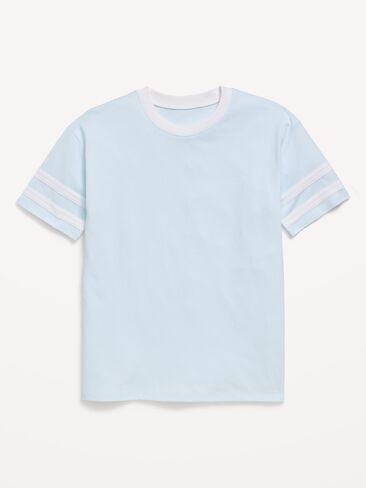 Old Navy Oversized Graphic Tunic T-Shirt for Girls - Iced Water in Saudi Arabia