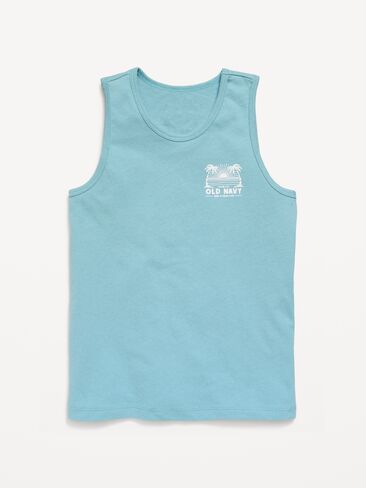 Old Navy Logo-Graphic Tank Top for Boys - Geyser in Saudi Arabia