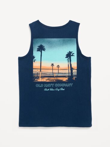 تيشيرت بدون أكمام بشعار الماركة Old Navy للأولاد - ليلة غامضة in Saudi Arabia