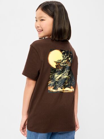 Old Navy Star Wars™ Gender-Neutral Graphic T-Shirt for Kids - Brown in Saudi Arabia