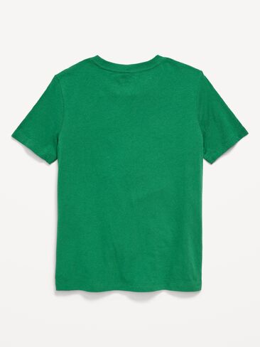 Old Navy Peanuts™ Snoopy Gender-Neutral Graphic T-Shirt for Kids - Emerald Pigment in Saudi Arabia