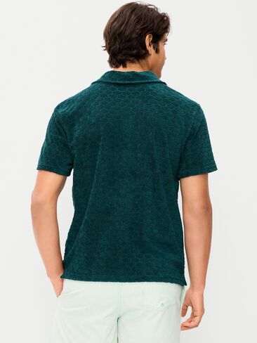 Old Navy Textured Terry Polo - Jet Stream in Saudi Arabia