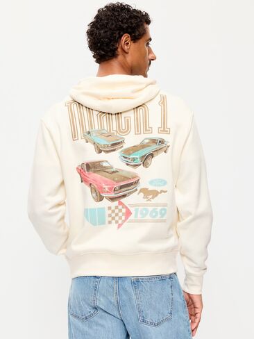 Old Navy Ford Mustang™ Pullover Hoodie - Sea Salt in Saudi Arabia
