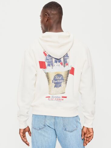Old Navy Pabst Blue Ribbon© Pullover Hoodie - Sea Salt in Saudi Arabia