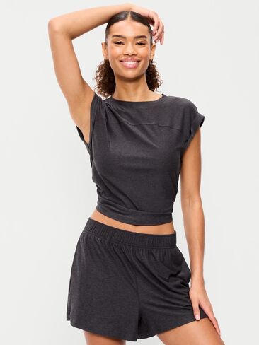 Old Navy CloudMotion Muscle Tank Top - Black Jack in Saudi Arabia