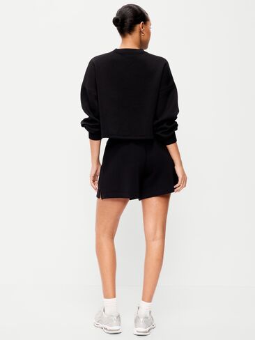 Old Navy High-Waisted Bounce Fleece Shorts -- 5-inch inseam - Black Jack in Saudi Arabia