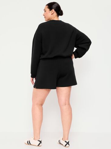 Old Navy High-Waisted Bounce Fleece Shorts -- 5-inch inseam - Black Jack in Saudi Arabia