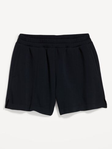 Old Navy High-Waisted Bounce Fleece Shorts -- 5-inch inseam - Black Jack in Saudi Arabia