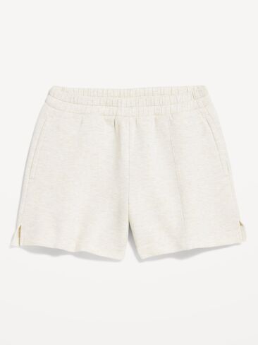 Old Navy شورت صوف عالي الخصر - 5 بوصة درزة داخلية - الشوفان هيذر in Saudi Arabia