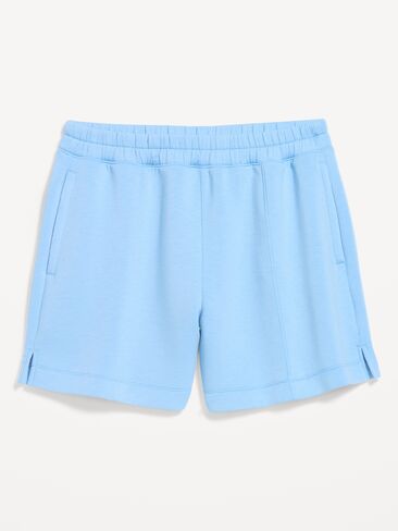 Old Navy High-Waisted Bounce Fleece Shorts -- 5-inch inseam - Monet Blue in Saudi Arabia